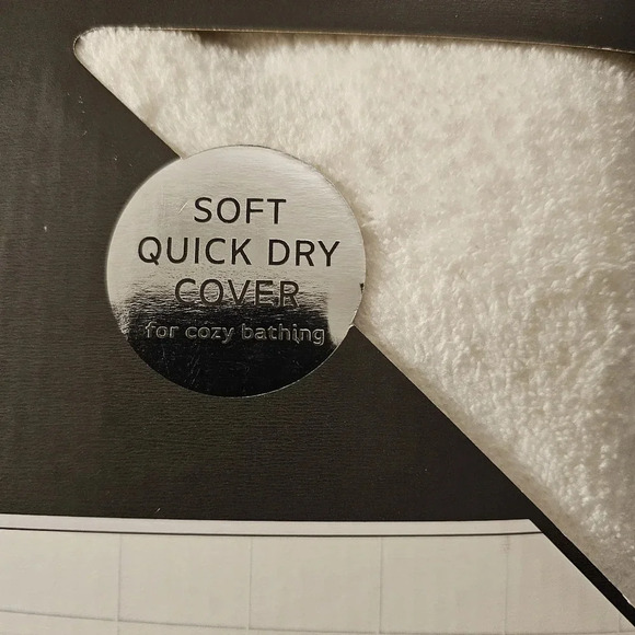 Microdry Bath Pillow Dual function Cushioned  Soft Quick Dry 12x12 - Picture 2 of 5